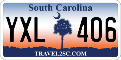 SC license plate YXL406