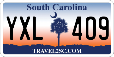 SC license plate YXL409
