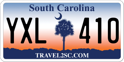 SC license plate YXL410