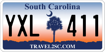 SC license plate YXL411