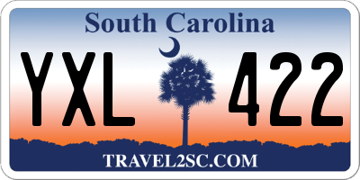 SC license plate YXL422