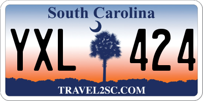 SC license plate YXL424