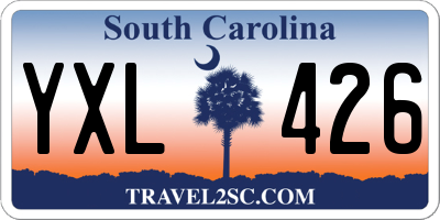SC license plate YXL426