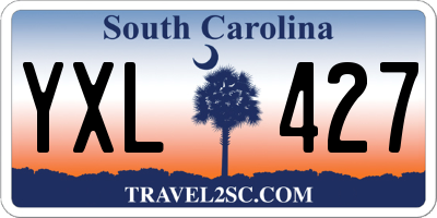 SC license plate YXL427
