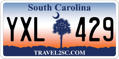 SC license plate YXL429