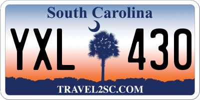 SC license plate YXL430