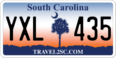 SC license plate YXL435