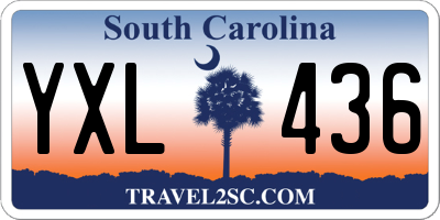 SC license plate YXL436