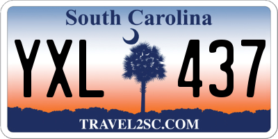 SC license plate YXL437