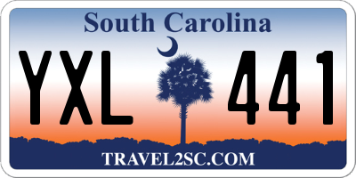 SC license plate YXL441