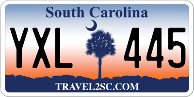 SC license plate YXL445
