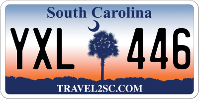 SC license plate YXL446