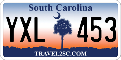 SC license plate YXL453