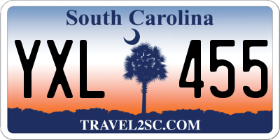SC license plate YXL455