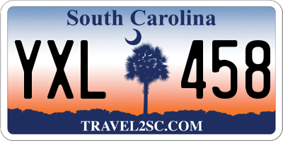SC license plate YXL458