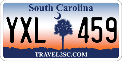 SC license plate YXL459