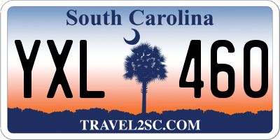 SC license plate YXL460