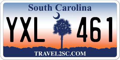 SC license plate YXL461