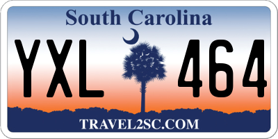 SC license plate YXL464