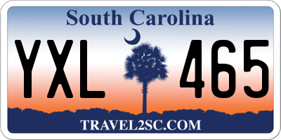 SC license plate YXL465