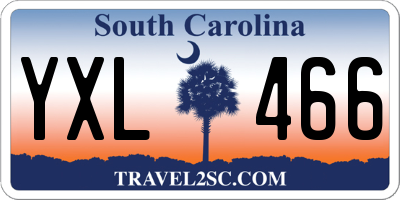 SC license plate YXL466