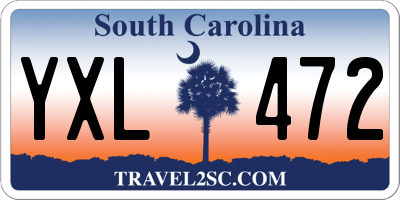 SC license plate YXL472