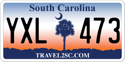 SC license plate YXL473