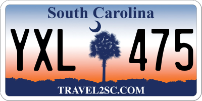 SC license plate YXL475