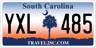 SC license plate YXL485