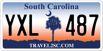 SC license plate YXL487