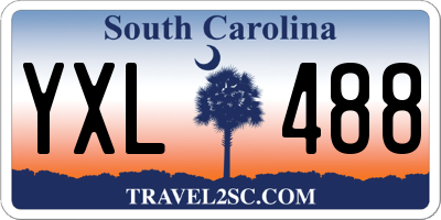 SC license plate YXL488