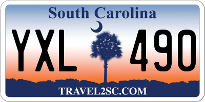 SC license plate YXL490