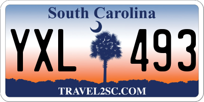 SC license plate YXL493