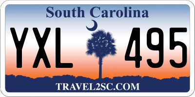 SC license plate YXL495