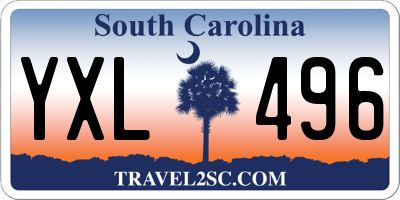 SC license plate YXL496