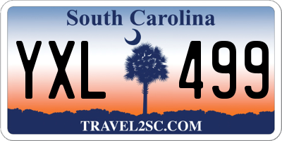 SC license plate YXL499