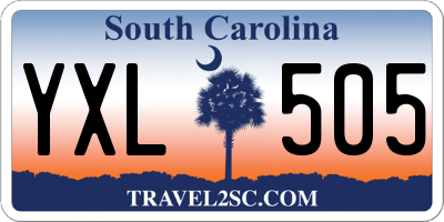 SC license plate YXL505