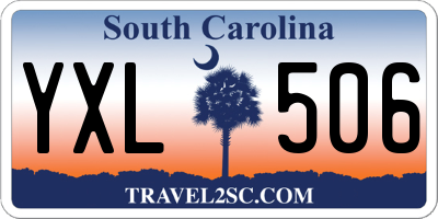 SC license plate YXL506
