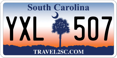 SC license plate YXL507