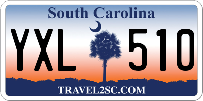SC license plate YXL510