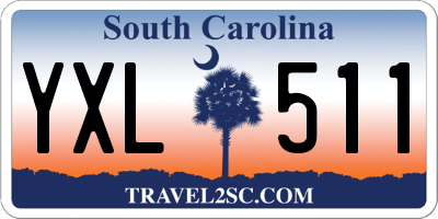 SC license plate YXL511