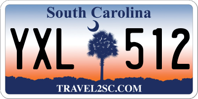 SC license plate YXL512