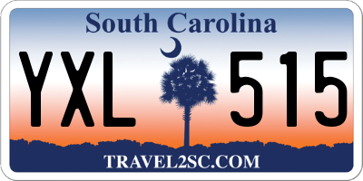 SC license plate YXL515