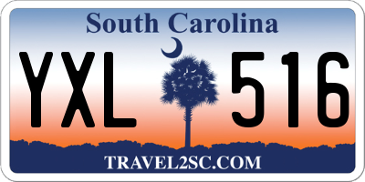 SC license plate YXL516
