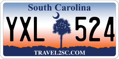 SC license plate YXL524