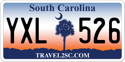 SC license plate YXL526