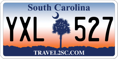 SC license plate YXL527