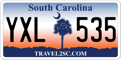 SC license plate YXL535