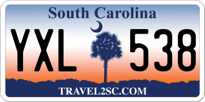 SC license plate YXL538