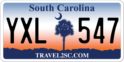 SC license plate YXL547